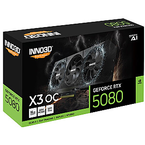 INNO3D GeForce RTX 5080 X3 16 ГБ разгон DLSS 4