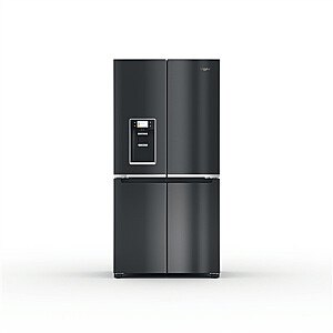 Whirlpool Refrigerator | WQ9I FO2BX EF | Energy efficiency class E | Free standing | Side by side | Height 187.6 cm | No Frost system | Fridge net capacity 355 L | Freezer net capacity 237 L | Display | 41 dB | Black