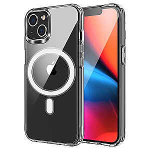 iLike Apple CLEAR MAG COVER case with camera protection compatible with MagSafe for IPHONE 16 Pro Max transparent