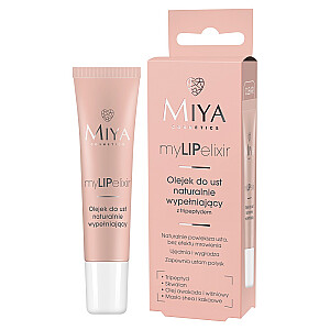 Масло для губ MIYA MyLIPelixir, естественно увеличивающее объем, прозрачное, 10 г