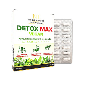 NOBLE HEALTH Detox Max Vegan suplement diety 21 kapsułek