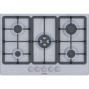 Kaitlentė Bosch Serie 4 PGQ7B5K90 Nerūdijančio plieno Įmontuojama 75 cm Dujinė 5 degikliai