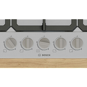 Kaitlentė Bosch Serie 4 PGQ7B5K90 Nerūdijančio plieno Įmontuojama 75 cm Dujinė 5 degikliai