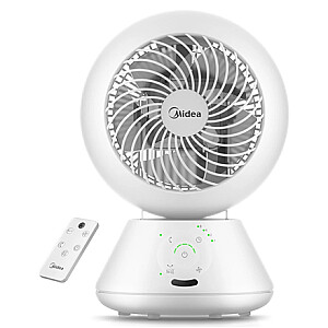 „Midea“ ventiliatorius | MDF24JRW „TurboForce“ | Stalinis ventiliatorius | Balta | Greičių skaičius: 5 | Svyravimas | Nuotolinio valdymo pultas