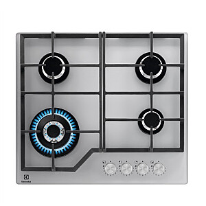 Dujinė kaitlentė Electrolux KGG753753K, 4 degikliai, juoda