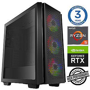 INTOP Ryzen 5 5600X 16GB 480SSD M.2 NVME+1TB RTX5060Ti 16GB no-OS