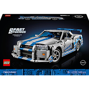 „Technic Nissan Skyline GT-R“ (R34) iš filmo „Greiti ir įsiutę“ (42210)