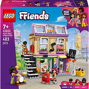Музыкальный магазин и квартира LEGO Friends (42653)