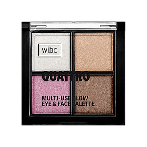 WIBO Quattro Multi-Use Glow Eyeshadow Palette paleta cieni 6g