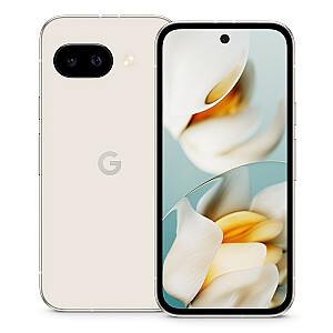 „Google Pixel 9a“ 16 cm (6,3 colio) dviejų SIM kortelių „Android 15“ 5G USB C tipo 8 GB 128 GB 5100 mAh porceliano spalvos