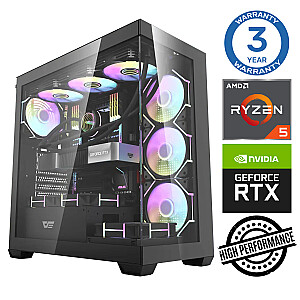 INTOP Ryzen 5 7500F 32GB DDR5 1TB SSD M.2 NVME+2TB RTX5060Ti 16GB no-OS