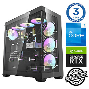 INTOP i5-14400F 16GB DDR5 1TB SSD M.2 NVME+2TB RTX5060Ti 16GB no-OS