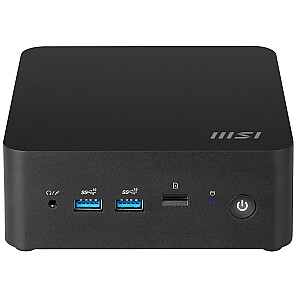 MSI Cubi NUC 13MQ-070PL i7-1365U 16GB SSD1TB Intel Iris Xe Graphics AX211 WiFi 6E Windows 11 Pro Black