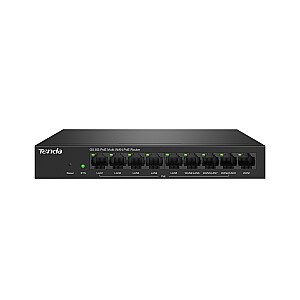Проводной маршрутизатор Tenda G0-8G-PoE Gigabit Ethernet, черный