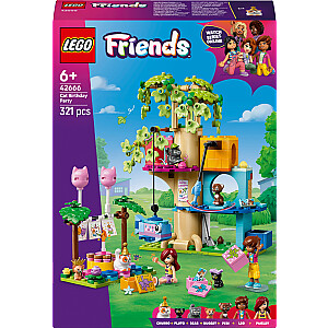 LEGO Friends Кошачий день рождения и домик на дереве (42666)