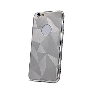 Чехол iLike для Apple iPhone XR Geometric Shine, серебристый