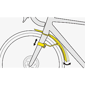 Błotnik rowerowy TOPEAK ETRAFENDER SET G1&G2 (GRAVEL)