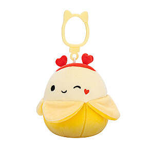 SQUISHMALLOWS Valentino dienos prisegamas pliušinis žaislas, 8 cm