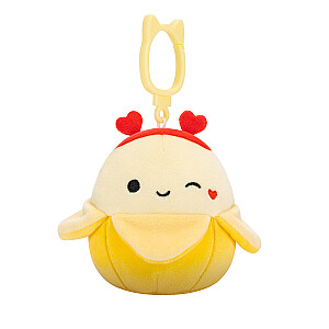 SQUISHMALLOWS Valentino dienos prisegamas pliušinis žaislas, 8 cm