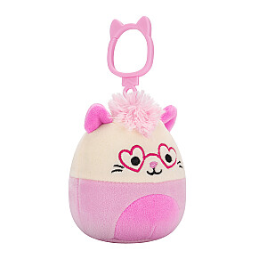 SQUISHMALLOWS Valentino dienos prisegamas pliušinis žaislas, 8 cm