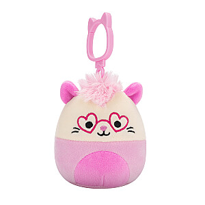 SQUISHMALLOWS Valentino dienos prisegamas pliušinis žaislas, 8 cm