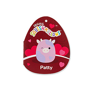 SQUISHMALLOWS Valentino dienos prisegamas pliušinis žaislas, 8 cm