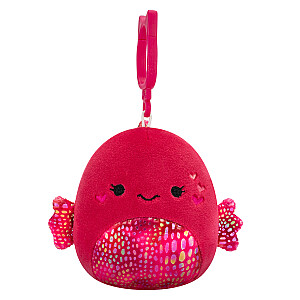 SQUISHMALLOWS Valentino dienos prisegamas pliušinis žaislas, 8 cm