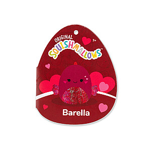 SQUISHMALLOWS Valentino dienos prisegamas pliušinis žaislas, 8 cm