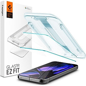 „Spigen“ grūdintas stiklas „Spigen Glas.TR“ „EZ FIT“ 2 vnt. „Google Pixel 9 / 9 Pro“ skaidrus