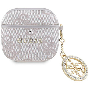 Guess - Guess 4G Strass Charm для AirPods 4 Pink