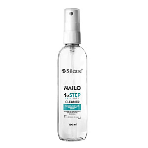 SILCARE Nailo 1st Step Cleaner preparat do odtłuszczania płytki paznokcia z atomizerem 100ml