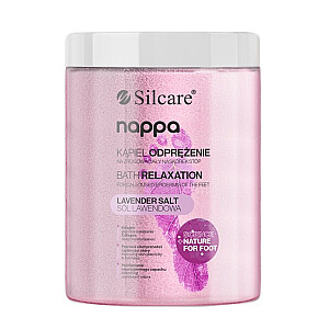 SILCARE Nappa Kąpiel Odprężenie sól lawendowa do moczenia stóp 1250g