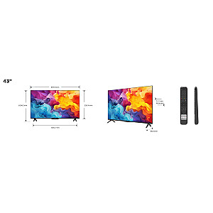 TCL P655 43P655 4K LED Google TV