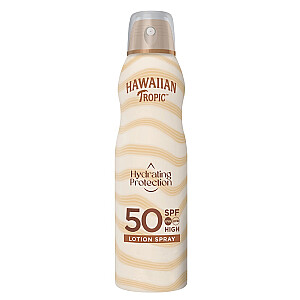 HAWAIIAN TROPIC Hydrating Protection balsam do opalania w sprayu SPF50 180ml