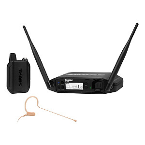 Shure GLXD14+E/MX53-Z4 — ДВУХДИАПАЗОННАЯ цифровая беспроводная система с поясным передатчиком и гарнитурным микрофоном