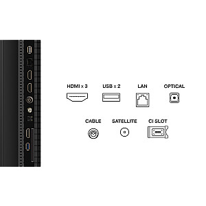 TCL P79K 50P79K 127 cm (50") 4K „Ultra HD“ išmanusis televizorius, metalinis, 430 cd/m²