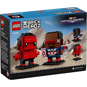 LEGO 40668 Super Heroes - Figurki Kapitana Ameryki i Czerwonego Hulka