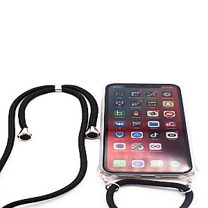 Evelatus Apple iPhone 11 Силиконовый Прозрачный с Ожерельем TPU Ремешок Прозрачный