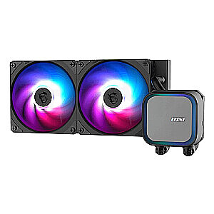 MSI MAG CORELIQUID A13 240 mātesplate, procesora šķidruma dzesēšanas komplekts 12 cm melns (used)