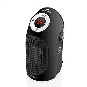 ETA Heater ETA162390000 Fogos mini Fan heater, 400 W, Suitable for rooms up to 8 m², Black