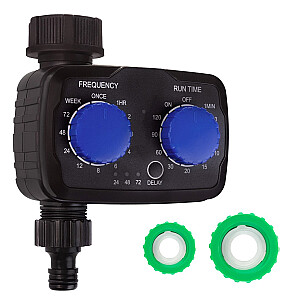 „GreenBlue“ elektroninis laistymo valdiklis, programatorius, maitinimo šaltiniai 2x 1,5 V AA, GB391