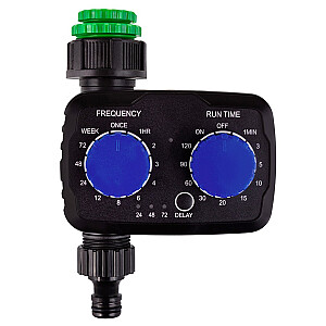 „GreenBlue“ elektroninis laistymo valdiklis, programatorius, maitinimo šaltiniai 2x 1,5 V AA, GB391