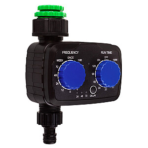 „GreenBlue“ elektroninis laistymo valdiklis, programatorius, maitinimo šaltiniai 2x 1,5 V AA, GB391