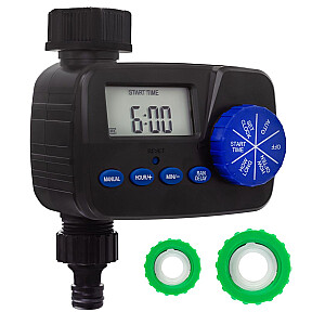 „GreenBlue“ elektroninis laistymo valdiklis, programatorius, maitinimo šaltiniai 2x1.5V AA, GB390