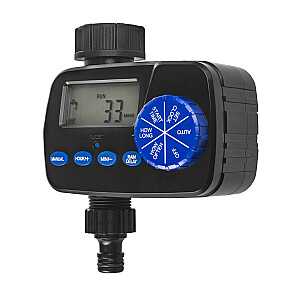 „GreenBlue“ elektroninis laistymo valdiklis, programatorius, maitinimo šaltiniai 2x1.5V AA, GB390