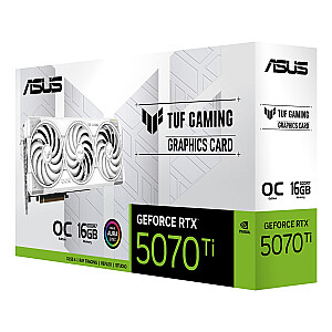 ASUS GeForce RTX 5070 Ti TUF GAMING БЕЛЫЙ OC 16 ГБ DLSS 4