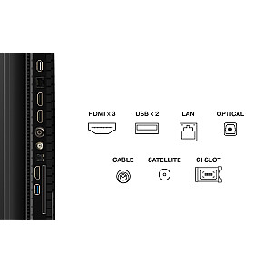 Телевизор TCL P7K 65P7K 165,1 см (65") 4K Ultra HD Smart TV Wi-Fi Metallic 450 кд/м²