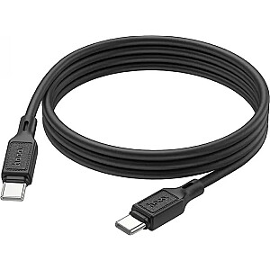 Hoco X90 Cool 60W silicone charging data cable for Type-C to Type-C Black