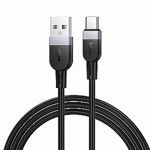 Hoco X109 Energy silicone charging data cable Type-C(L=1M) Black