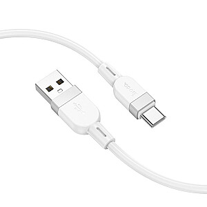 Hoco X109 Energy silicone charging data cable Type-C(L=1M) White